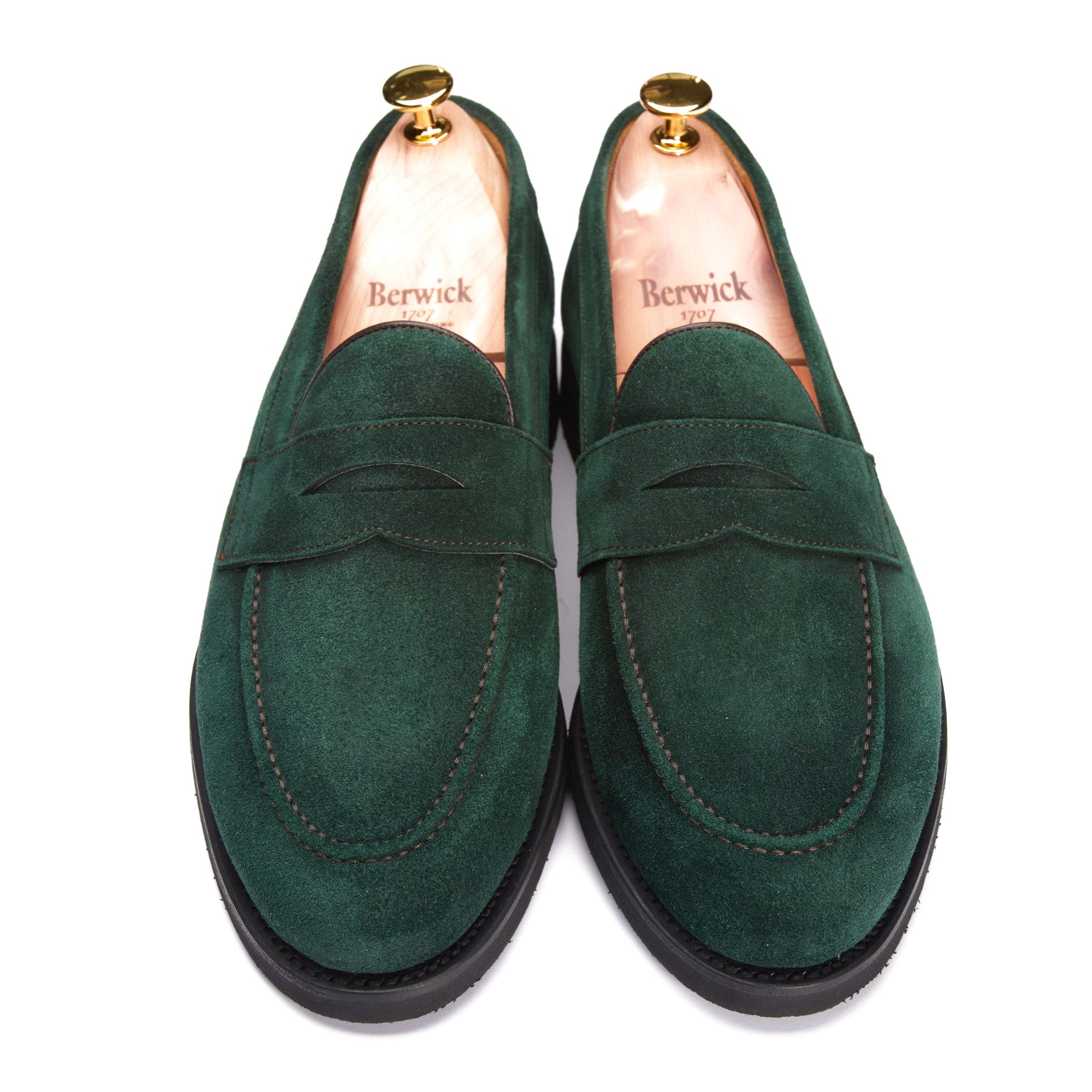 5260 Penny Loafers Dark Green Suede