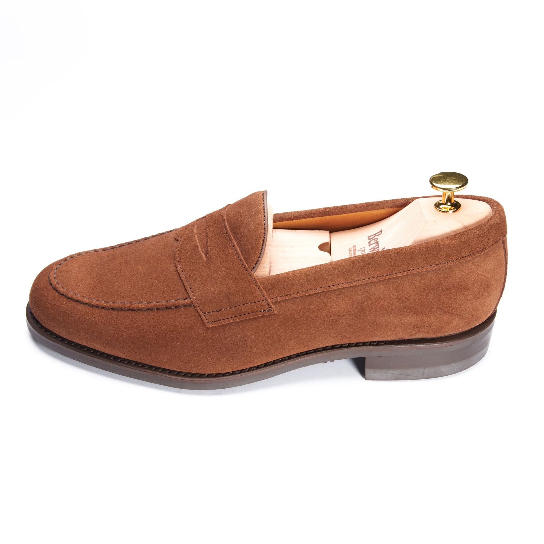 9628-K5 Penny Loafers Brown Suede