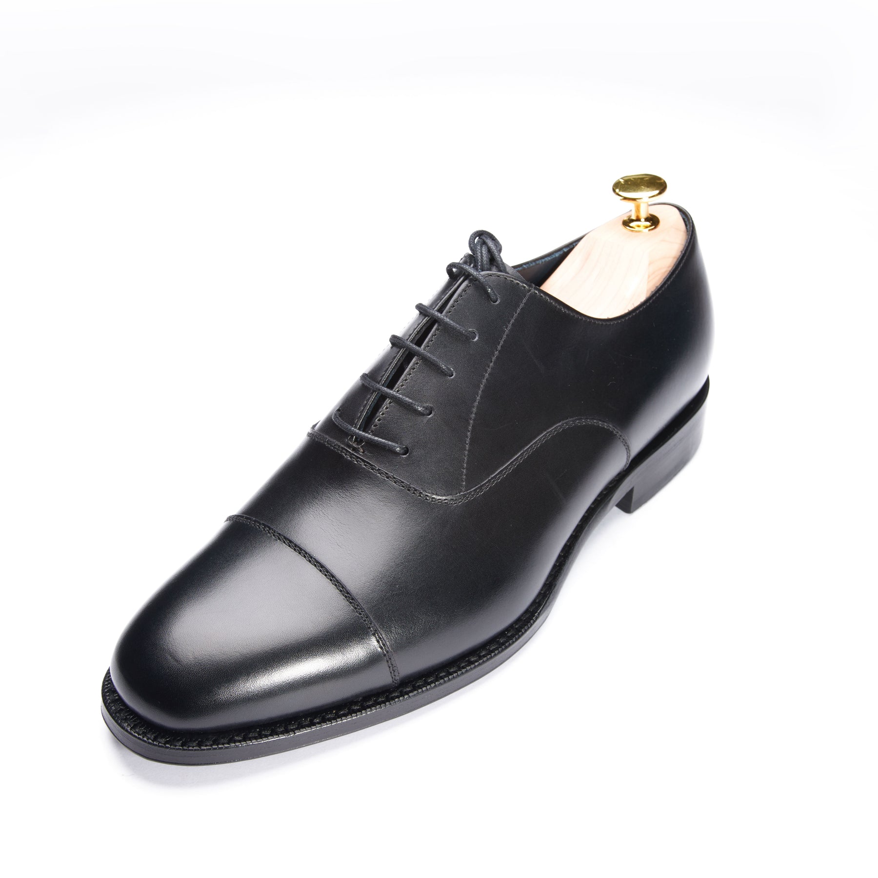 6824 Cap Toe Oxford Black