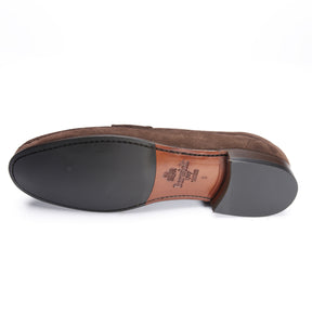 5427 Bit Loafer Dark Brown Testa Suede Go Rain